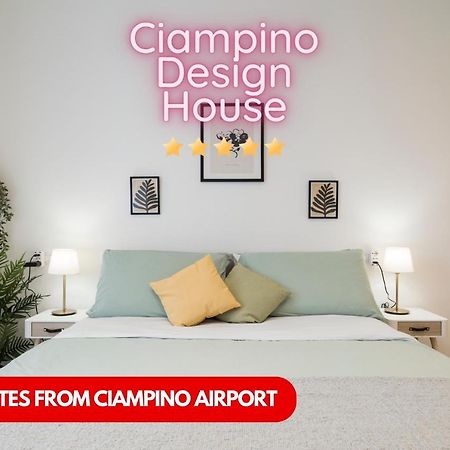 Appartement Casa Design Con A/C E Wifi_7 Minuti Ciampino Aeroporto Extérieur photo