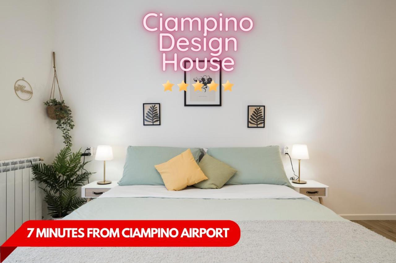 Appartement Casa Design Con A/C E Wifi_7 Minuti Ciampino Aeroporto Extérieur photo